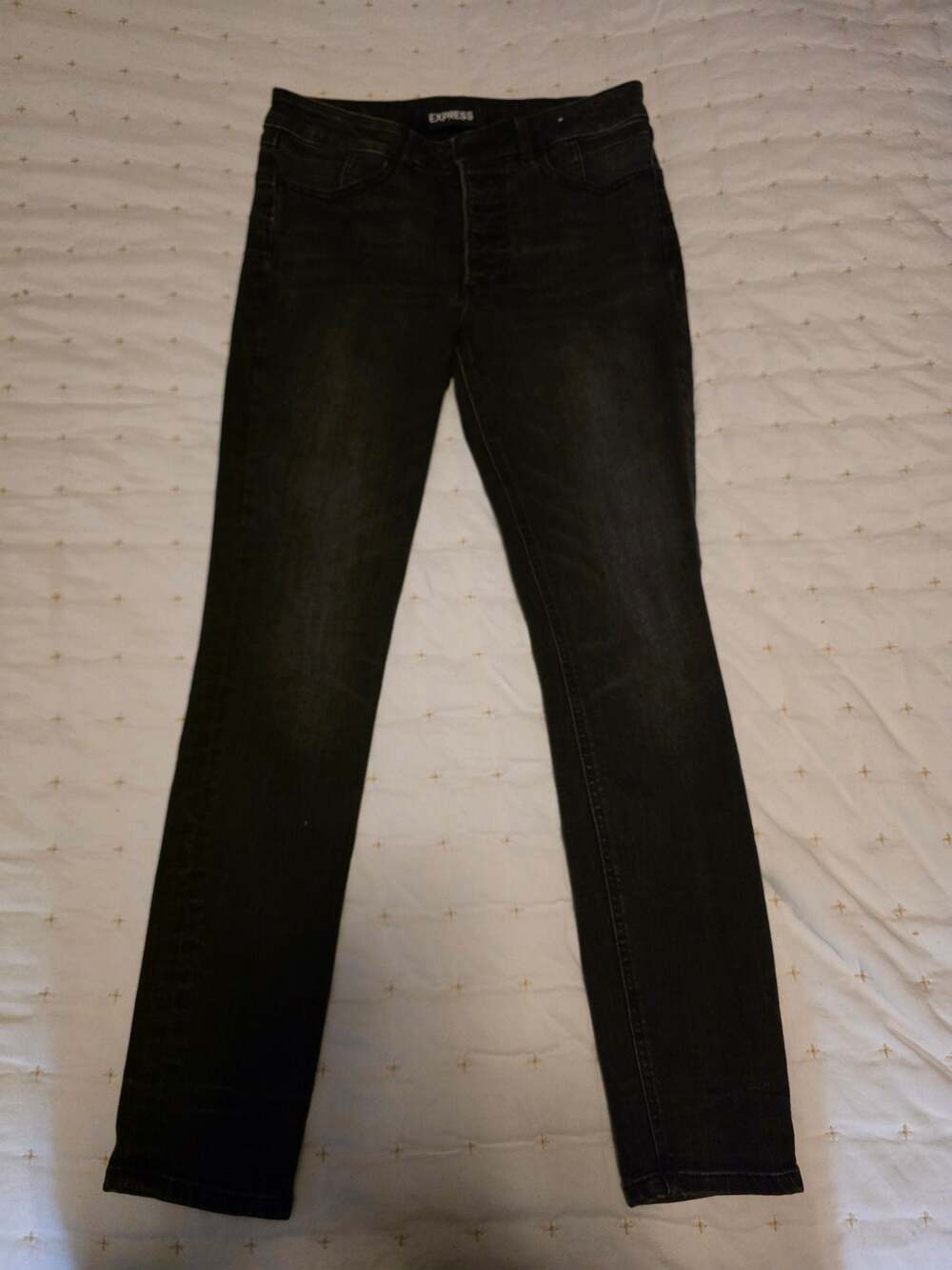 Express Denim Perfect Lift High Rise Ankle Legging Jeans